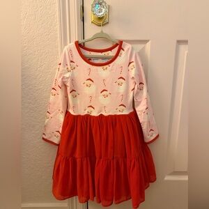 Red and White Kids Dress